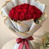 Bouquet Impérial Roses Rouges & Écrin Ruban