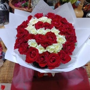 Bouquet Monogramme Initiales Personnalisées
